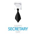 Happy secretary day shirt and tie