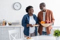 happy senior african american man holding Royalty Free Stock Photo