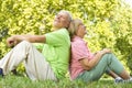 Happy senior couple Royalty Free Stock Photo