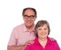 Happy senior love couple posing Royalty Free Stock Photo