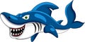 Happy shark cartoon Royalty Free Stock Photo