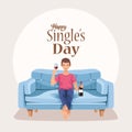 happy singles day celebration