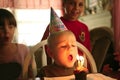 Happy Smiling Baby Boy Celebrating His Birthday Royalty Free Stock Photo