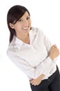 Happy smiling businesswoman Royalty Free Stock Photo