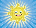 Smiling Sun Face