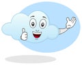 Smiling Cloud Character