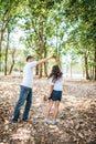 Happy Smiling Couple diversity in love moment Royalty Free Stock Photo