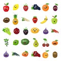 Happy smiling fruits. Royalty Free Stock Photo