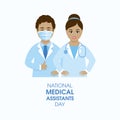 National Medical Assistants Day vector