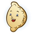 Happy Smiling Pierogi Cartoon Character