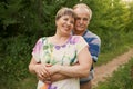 Happy and smiling senior couple Royalty Free Stock Photo