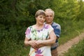 Happy and smiling senior couple Royalty Free Stock Photo