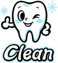 Happy smiling tooth (Clean)