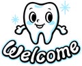 Happy smiling tooth (Welcome)