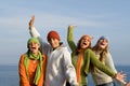 Happy smiling youth group Royalty Free Stock Photo