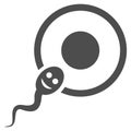 Happy Sperm Insemination V2 Flat Icon