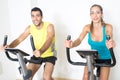 Happy spinning exercise Royalty Free Stock Photo