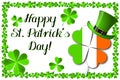Happy St. Patrick`s Day - card, illustration