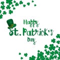 Happy St. Patrick`s Day cartoon vector design. no5 Royalty Free Stock Photo