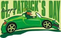 Happy st. patrick`s day - leprechaun