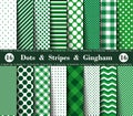 St. Patrick`s Day Seamless Pattern Background Royalty Free Stock Photo