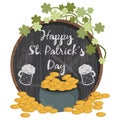 Happy st patricks day design.. Vector illustration decorative design Royalty Free Stock Photo