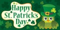 Happy St Patricks Day theme 9 Royalty Free Stock Photo