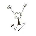 Happy stick figure 5