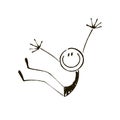 Happy stick figure 2