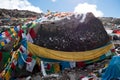 Happy stone Mount Kailash Himalayas range Tibet Kailas yatra