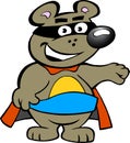 Happy Strong Super Hero Bear