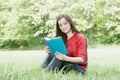 Happy student outdoors relaxed Royalty Free Stock Photo