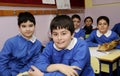 Happy students in the classroom