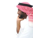 Happy successful Arabic businessman