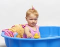 Happy summer baby playing Royalty Free Stock Photo