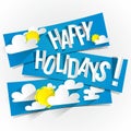 Happy Summer Holidays Royalty Free Stock Photo