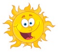 Happy sun Royalty Free Stock Photo