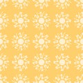 Happy Sunny Seamless Vector Pattern