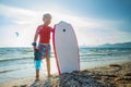 Happy Surfing bo. Royalty Free Stock Photo