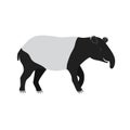 Happy Tapir Illustration