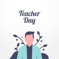 Happy Teacher Day Vector Design Illustration Royalty Free Stock Photo