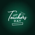 Happy Teacher Day Vector Design Illustration For Celebrate Moment Royalty Free Stock Photo