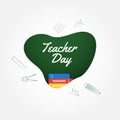 Happy Teacher Day Vector Design Illustration For Celebrate Moment Royalty Free Stock Photo