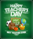 Happy teacher`s day Royalty Free Stock Photo