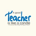 Happy teacher`s day vector illustration Royalty Free Stock Photo