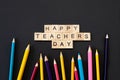 Happy teachers day card