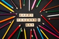 Happy teachers day card