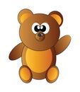 Happy teddy bear Royalty Free Stock Photo
