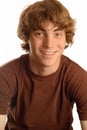 Happy teen boy with braces Royalty Free Stock Photo