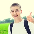 Happy Teenager Portrait Royalty Free Stock Photo